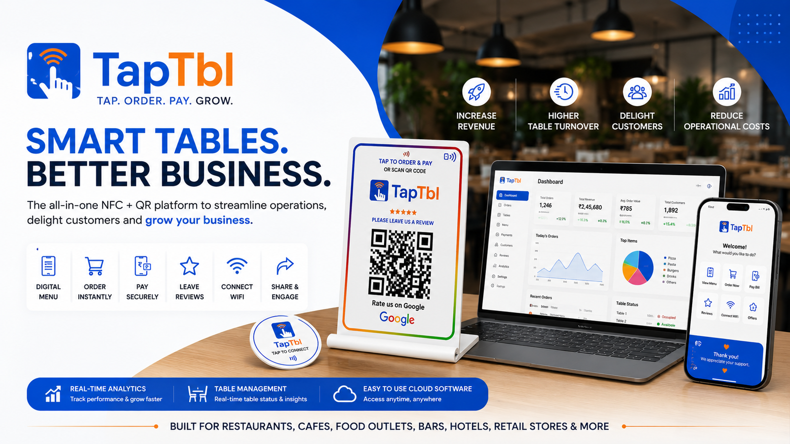 Smart solutions for restaurant growth by TapTbl